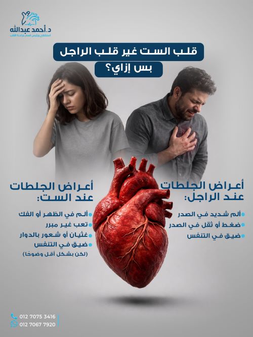 اعراض الجلطة القلبية 